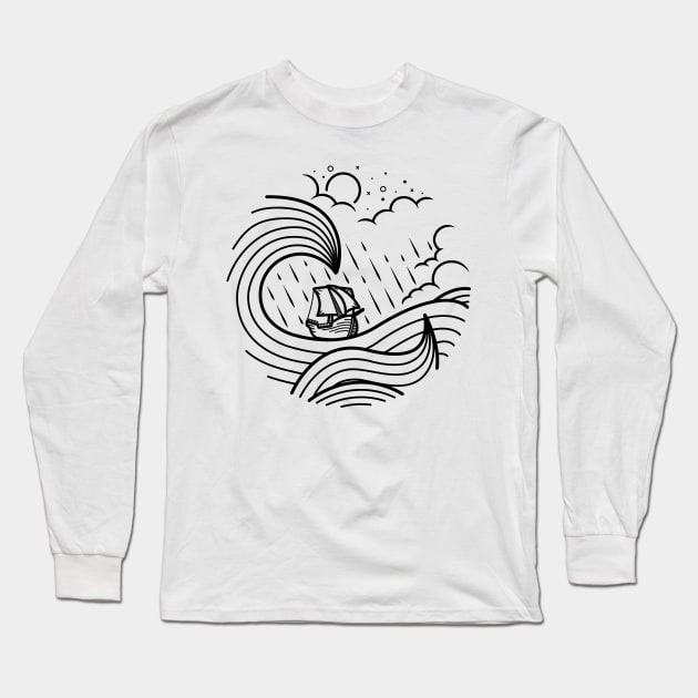 The Tempest Long Sleeve T-Shirt by ShaDesign